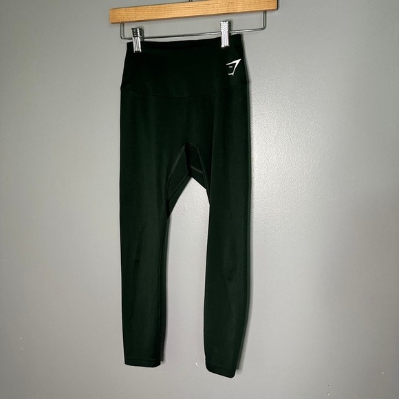 Gymshark Green Leggings Size Small - Picture 2 of 8